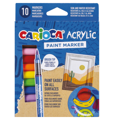 Acrylic-Marker mit Pinsel-Spitze