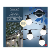 Lichterkette 891857, 50 LED, L&auml;nge 7,35m, warmwei&szlig;
