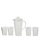 Kanne mit 4 Gl&auml;sern