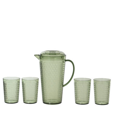 Kanne mit 4 Gl&auml;sern hgn