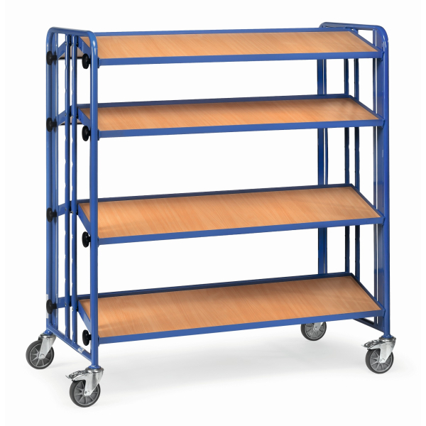 4017976028910 - Fetra 2891 Etagenwagen Stahl pulverbeschichtet Traglast (max) 300 kg Brillantblau (RAL 5007)
