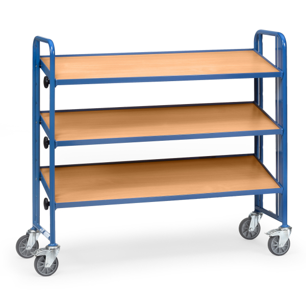 4017976328836 - Montagewagen mit 3 neigbaren Böden aus Holzwerkstoff ohne Eurokästen - Fetra