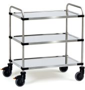 Edelstahlwagen 3B&ouml;den 1.000x600mm