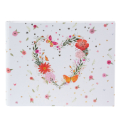 G&auml;stebuch 47 001, Floral Embrace, 50 Seiten