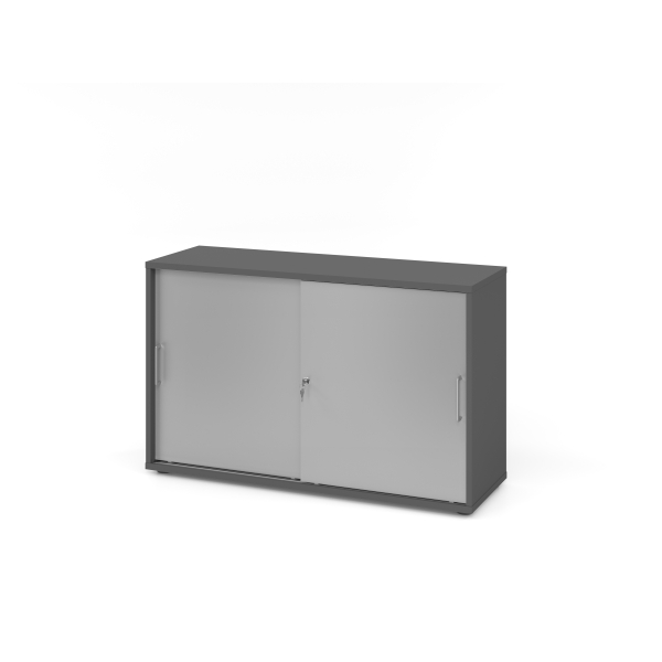 4032062186787 - Schiebetürenschrank 1752S V1752S G S BS abschließbar 2 OH grafit silber 4032062186787 Hammerbacher