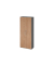 Fl&uuml;gelt&uuml;renschrank V4 V4100/G/N/BM, 5 OH, graphit/nussbaum, 80x188x34,6cm (BxHxT)