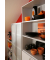 Fl&uuml;gelt&uuml;renschrank V4 V4100/G/N/BM, 5 OH, graphit/nussbaum, 80x188x34,6cm (BxHxT)