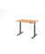 Sitz-Steh-Schreibtisch VXDSM, elektrisch h&ouml;henverstellbar, 63,5-128,5cm (H), 120x80cm (BxT), rechteckig, buche / graphit