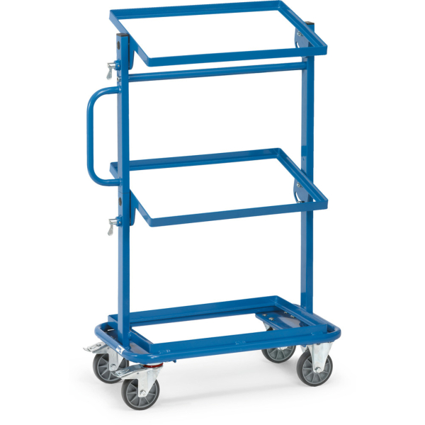 Fetra Gesamttragfähigkeit 200 kg 32910 Etagenwagen Stahl pulverbeschichtet Traglast (max) 200 kg Brillantblau (RAL 5007)