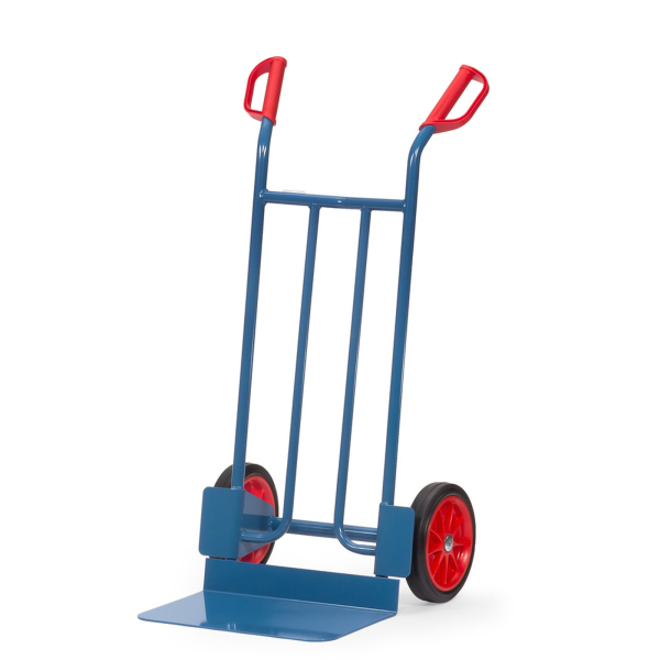 4017976111162 - Fetra - Stahlrohrkarre mit Vollgummibereifung Höhe 1150 mm Schaufel 300x480mm