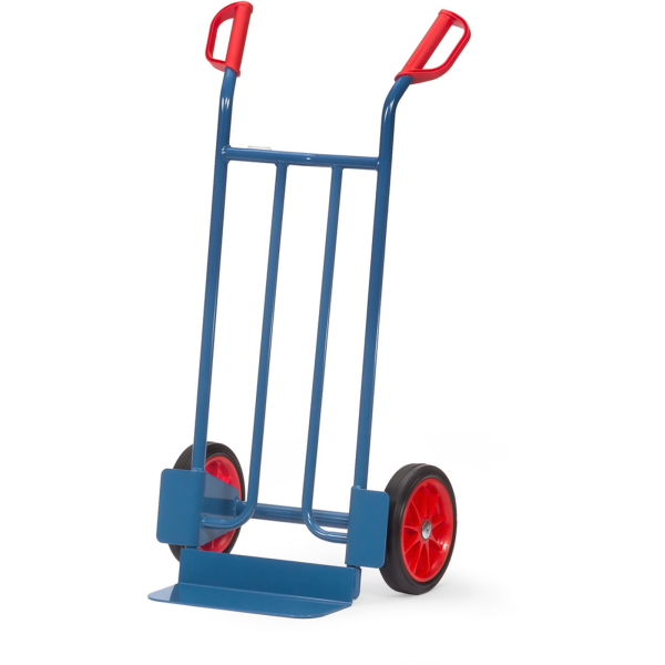 4017976311159 - Fetra - Stahlrohrkarre mit Vollgummibereifung Höhe 1150 mm Schaufel 150x400mm
