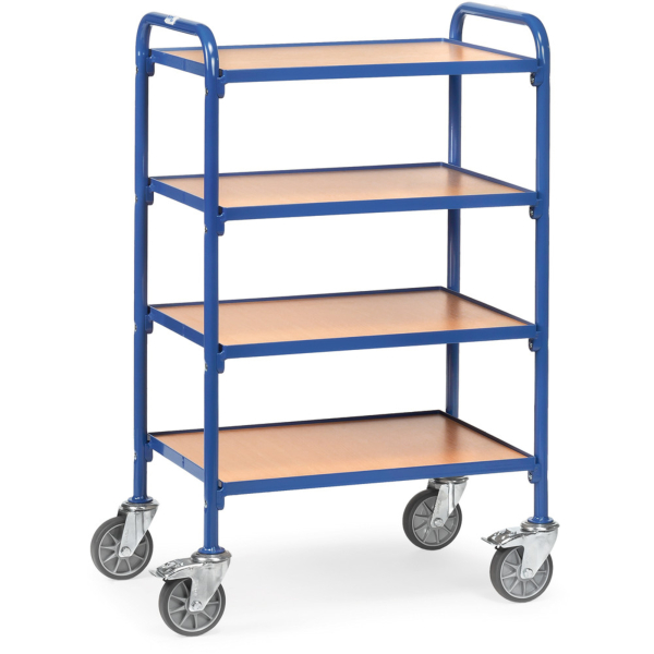 Fetra 32930 Etagenwagen Stahl pulverbeschichtet Traglast (max) 250 kg Brillantblau (RAL 5007)