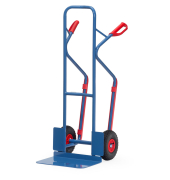 Stapelkarre Luftr&auml;der +Gleitkufen 1300mm 300kg