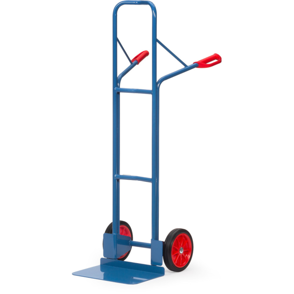 4017976513287 - Fetra - Stahlrohrkarre Höhe 1600 mm Schaufel 300x480mm Vollgummibereifung