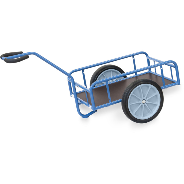4017976741048 - Fetra - Handwagen mit Geländer 250mm hoch 845x545mm Ladefläche Vollgummibereifung