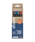 Fineliner share, 4-0006-6-2, schwarz (Schreibfarbe: farbig sortiert), 0,4mm