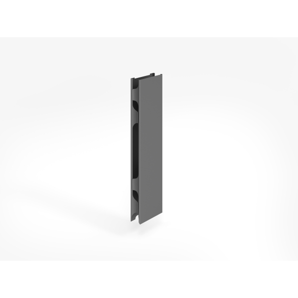 4032062183519 - Seitenblenden Breno für Schreibtische Breno vertikale Kabelführung im Fuß 2 Stück Graphit