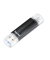 USB-Stick Laeta Twin 00123999, schwarz, USB 3.0 + micro USB, 32 GB