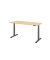 Sitz-Steh-Schreibtisch VXDSM, elektrisch h&ouml;henverstellbar, 63,5-128,5cm (H), 180x80cm (BxT), rechteckig, ahorn / graphit