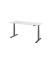 Sitz-Steh-Schreibtisch VXDSM, elektrisch h&ouml;henverstellbar, 63,5-128,5cm (H), 180x80cm (BxT), rechteckig, wei&szlig; / graphit