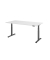 Sitz-Steh-Schreibtisch VXDSM, elektrisch h&ouml;henverstellbar, 63,5-128,5cm (H), 200x100cm (BxT), rechteckig, wei&szlig; / graphit