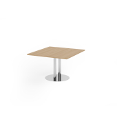 Verkettungsplatte KT12S, 120x130cm (BxT), rechteckig, eiche, 25mm