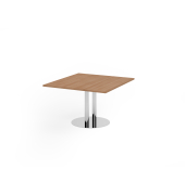 Verkettungsplatte KT12S, 120x130cm (BxT), rechteckig, nussbaum, 25mm