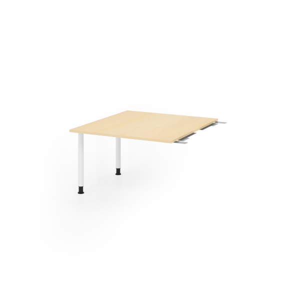 4032062316658 - Verbindungsplatte höhenverstellbar KT12C ahorn weiß rechteckig 1200 x 1300 x 720 - 740 cm 4032062316658 Hammerbacher