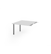 Verbindungsplatte h&ouml;henverstellbar KT12C lichtgrau, grafit rechteckig 120,0 x 130,0 x 72,0 - 74,0 cm