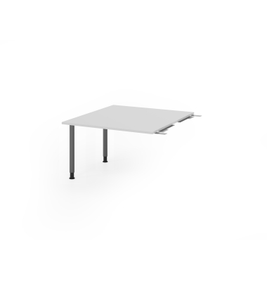 Verkettungsplatte KT12C, 120x130cm (BxT), rechteckig, lichtgrau, 25mm