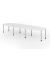 Konferenztisch K-Serie, manuell h&ouml;henverstellbar 72-74cm (H), 400cmx85/130cm (BxT), 14 Personen, Tonnenform, wei&szlig; / silber