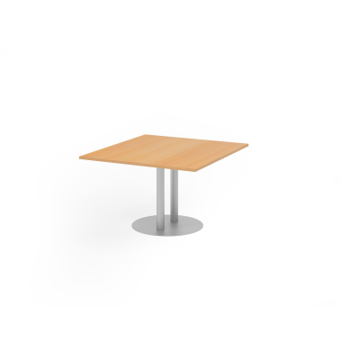 Verkettungsplatte KT12S, 120x130cm (BxT), rechteckig, buche, 25mm