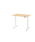 Sitz-Steh-Schreibtisch VXDLR, elektrisch h&ouml;henverstellbar, 127cm (H), 120x80cm (BxT), rechteckig, ahorn / wei&szlig;