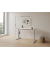 Sitz-Steh-Schreibtisch VXDLR, elektrisch h&ouml;henverstellbar, 127cm (H), 120x80cm (BxT), rechteckig, wei&szlig; / wei&szlig;