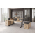 Sitz-Steh-Schreibtisch VXDLR, elektrisch h&ouml;henverstellbar, 127cm (H), 120x80cm (BxT), rechteckig, buche / graphit