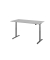 Sitz-Steh-Schreibtisch VXDLR, elektrisch h&ouml;henverstellbar, 127cm (H), 160x80cm (BxT), rechteckig, lichtgrau / graphit