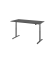 Sitz-Steh-Schreibtisch VXDLR, elektrisch h&ouml;henverstellbar, 127cm (H), 160x80cm (BxT), rechteckig, graphit / graphit