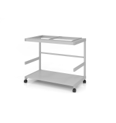 B&uuml;rowagen Grau 1 H&auml;ngeregister, 1 Boden