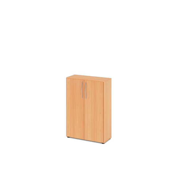 4032062000823 - Schrank TARA 3 Ordnerhöhen B 800 x T 330 x H 1144 mm Flügeltüren 2 Fachböden stapelbar Buche-Dekor