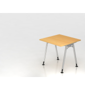 Schreibtisch A-Fu&szlig; 80x80 Buche