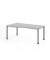 Schreibtisch VQS, manuell h&ouml;henverstellbar, 81cm (H), 180x100cm (BxT), grau / silber