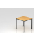 Besprechungstisch D-Serie, 72cm (H), 80x80cm (BxT), 2-4 Personen, quadratisch, buche / schwarz