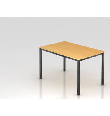 Besprechungstisch VD, 72cm (H), 120x80cm (BxT), buche / schwarz