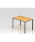 Besprechungstisch D-Serie, 72cm (H), 120x80cm (BxT), 4-6 Personen, rechteckig, buche / schwarz
