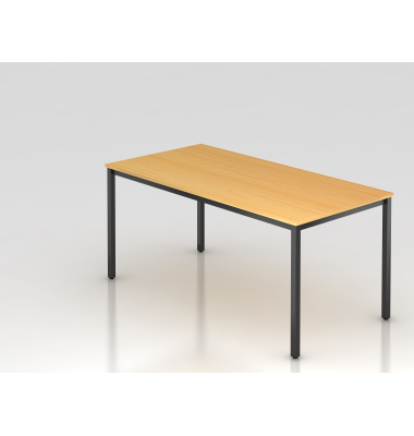Besprechungstisch VD, 72cm (H), 160x80cm (BxT), buche / schwarz