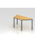 Besprechungstisch D-Serie, 72cm (H), 160x69cm (BxT), Trapezform, buche / schwarz