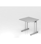 Schreibtisch VNS, 74cm (H), Grau / silber