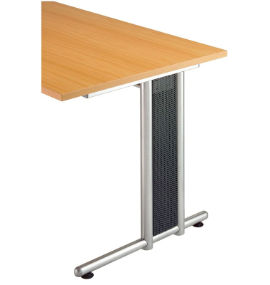 Fu&szlig;blenden gelocht Grau