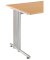 Schreibtisch VNS, 74cm (H), 200x120cm (BxT), ahorn / silber