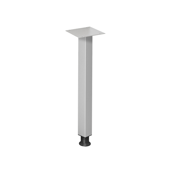 Hammerbacher Stützfuß quadratisch Q Silber 4032062025215 Hammerbacher